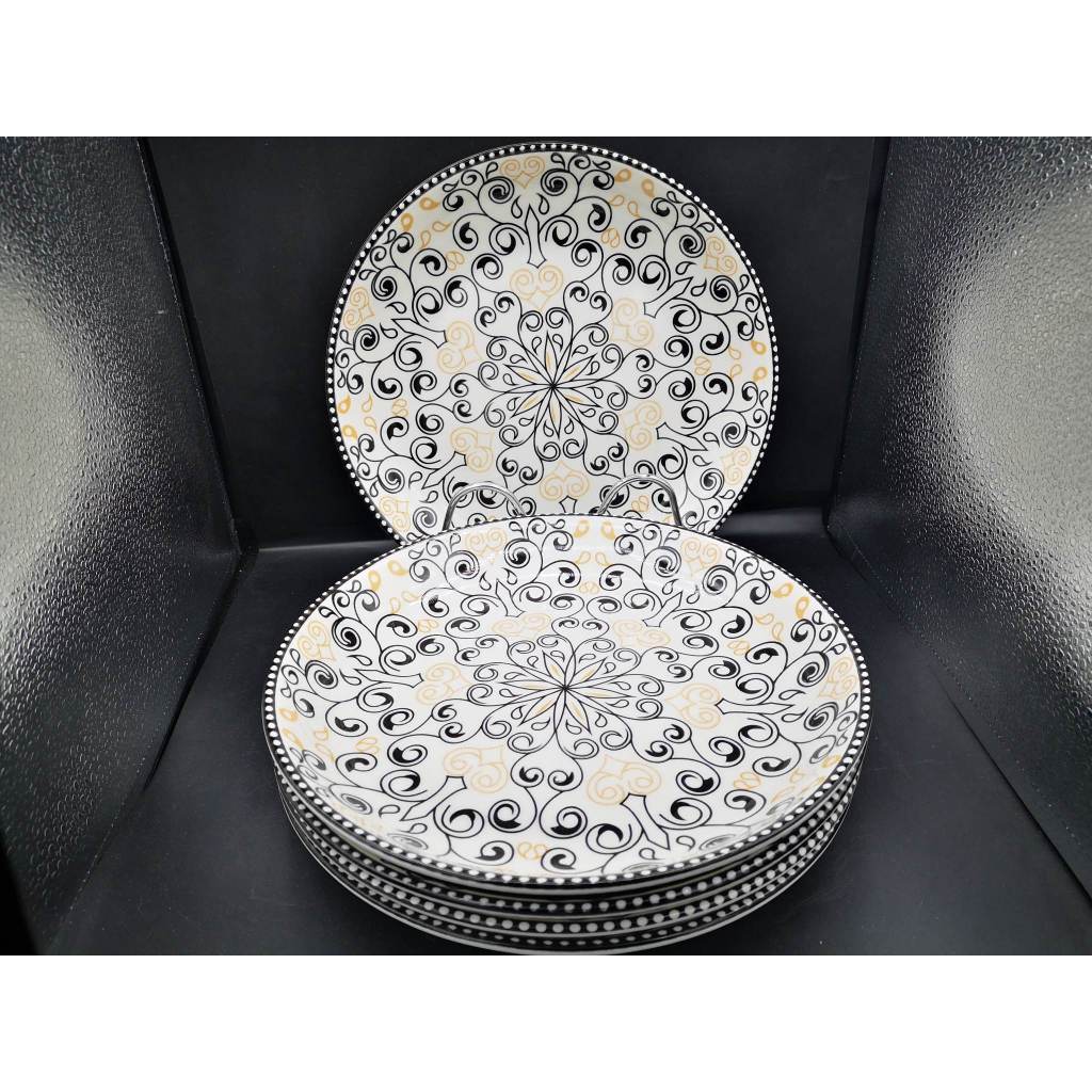 1PC High Quality Dinner Plate Ceramic Plate Deep Rice Plate DINNER ...