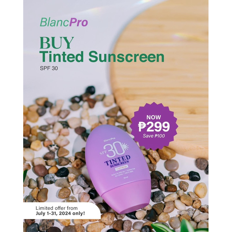 Tinted Sunscreen Blanc Pro 50ml (Best Seller) | Shopee Philippines