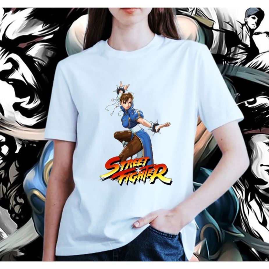 GRAPHIC SHIRT STREET FIGHTER CHUN-LI FOR TEENS AND ADULTS UNISEX T ...