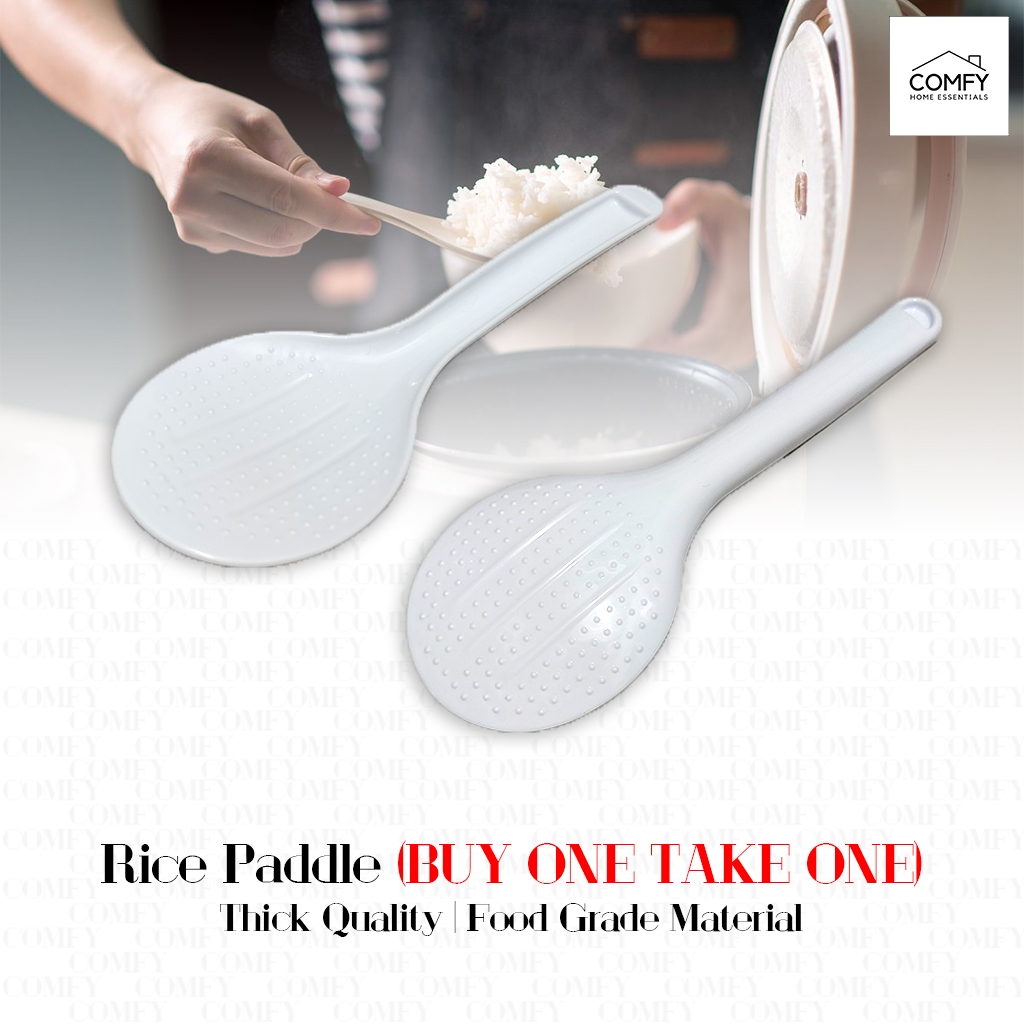 BUY ONE TAKE ONE (Total 2pcs) Durable Food Grade Plastic Rice Paddle ...