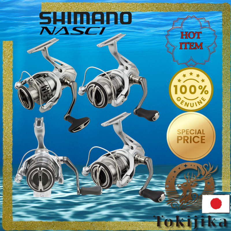 JAPAN SHIMANO Spinning Reel 21 Nasci Various 500/1000/2000/2500/3000 ...