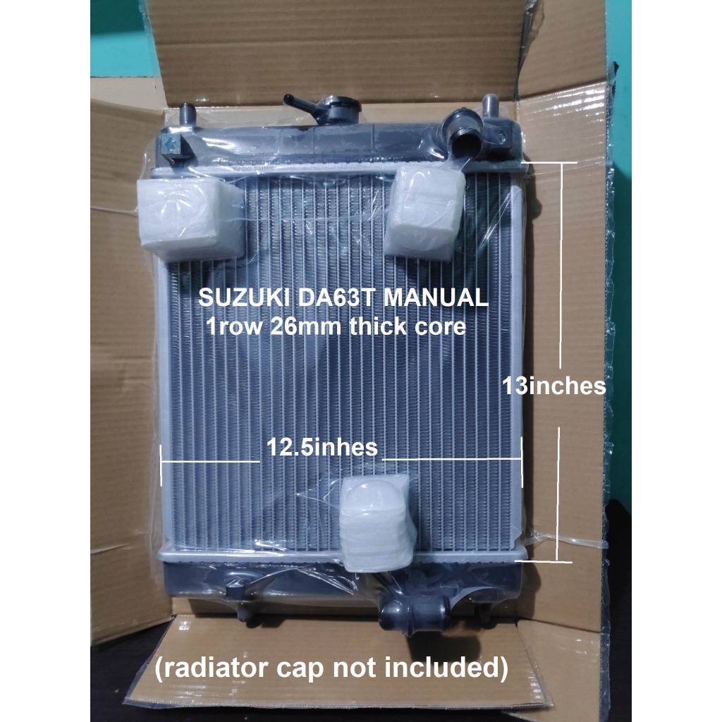 SUZUKI DA63T da65 RADIATOR MULTICAB MANUAL or AUTOMATIC | Shopee ...