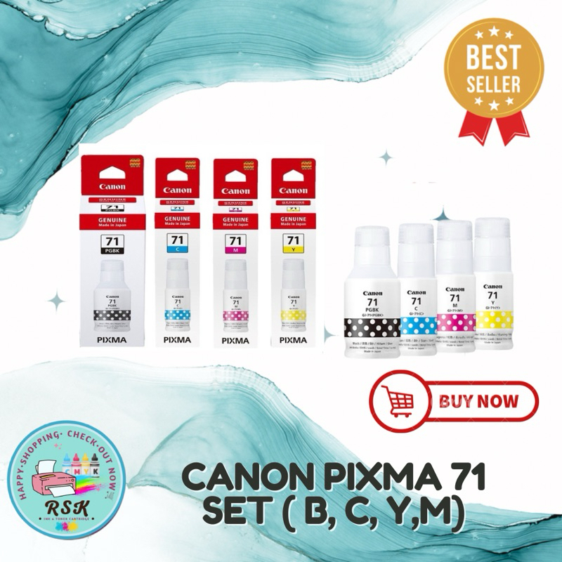 CANON GI-71 PIXMA High Quality Ink Bottles | Shopee Philippines