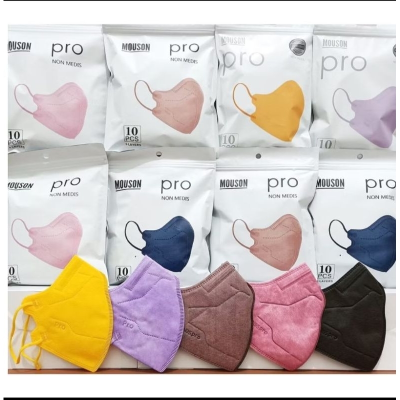 (10pcs) MOUSON Pro Fashionable Mask Adult. | Shopee Philippines