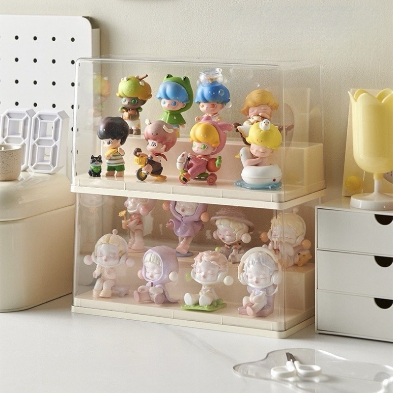 Blind Box Display Stand Acrylic Figure Storage Box Transparent Doll ...