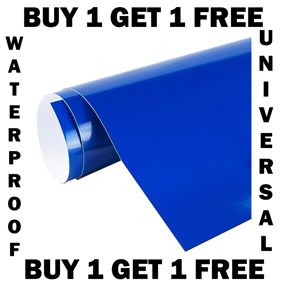 royal blue sticker buy 1 get 1 free motorcycle car motor stickers wrap ...