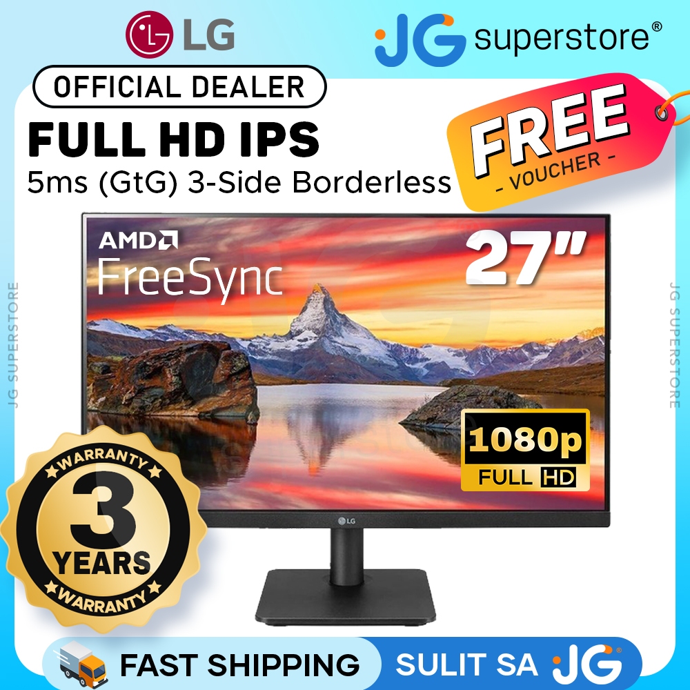 monitor lg led 27p 27mp400 ips hdmi full hd