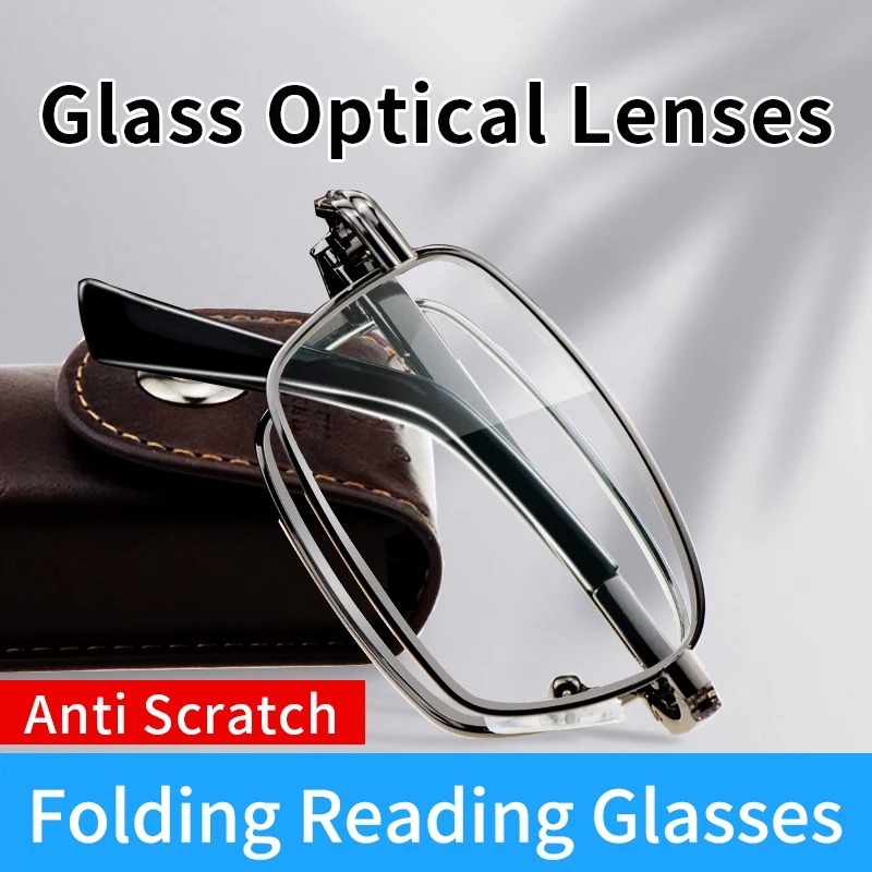 Lightweight Foldable Classic Reading Glasses Pocket Elderly Glasses ...