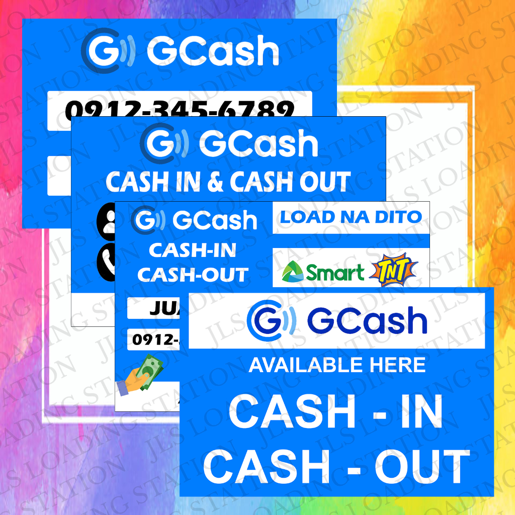 GCASH BUSINESS SIGNAGES (LAMINATED/PVC) SIGNAGE | Shopee Philippines