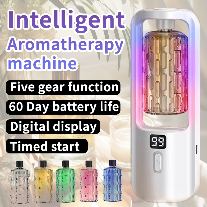 Digital display Aromatherapy machine Rechargeable Fragrance Aroma ...