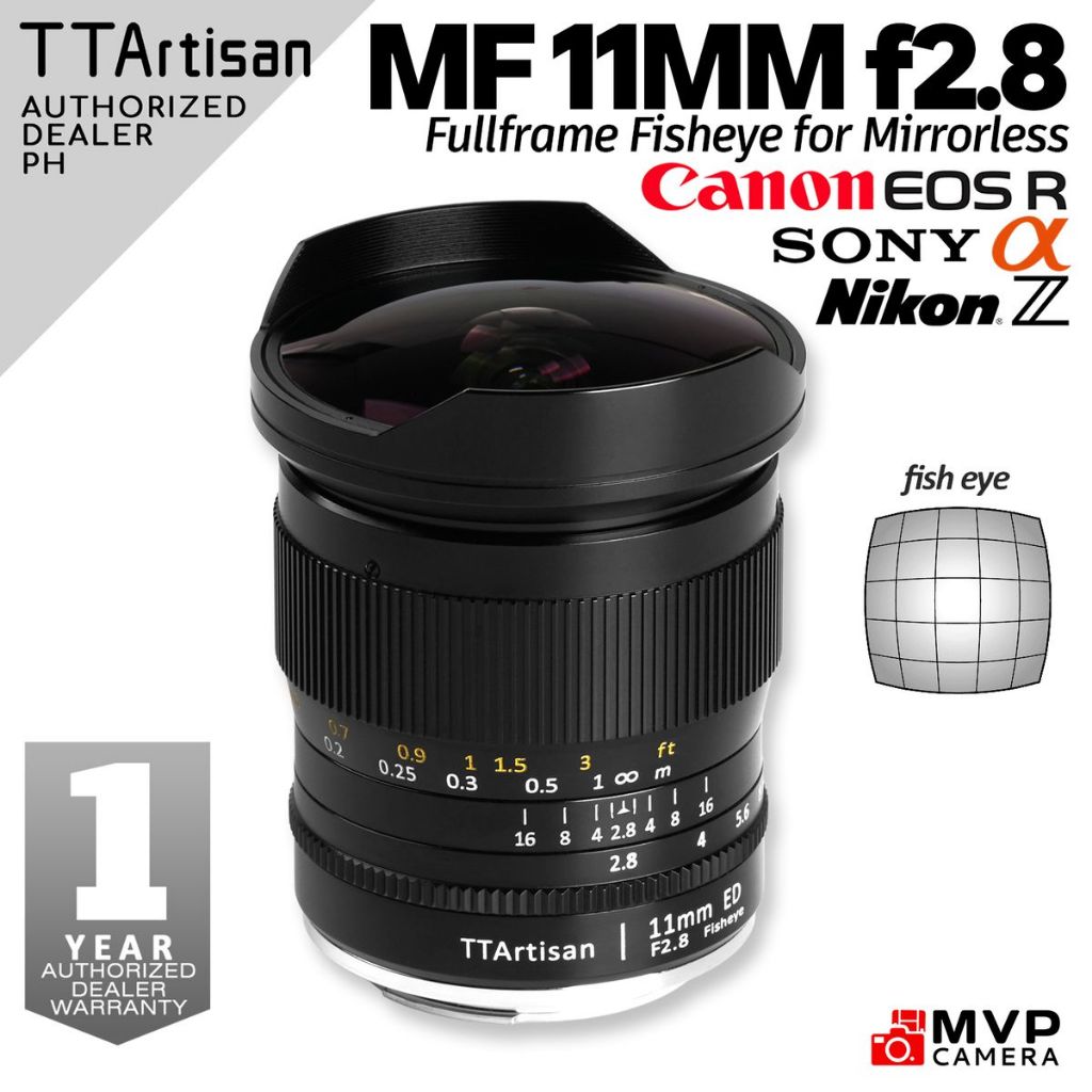 [OFFICIAL PH] TTARTISAN 11mm f2.8 Fisheye Manual Focus Lens FULLFRAME ...