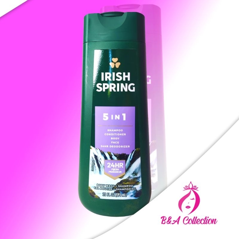Irish Spring 5 in 1 Body Wash (591ml) | Shopee Philippines
