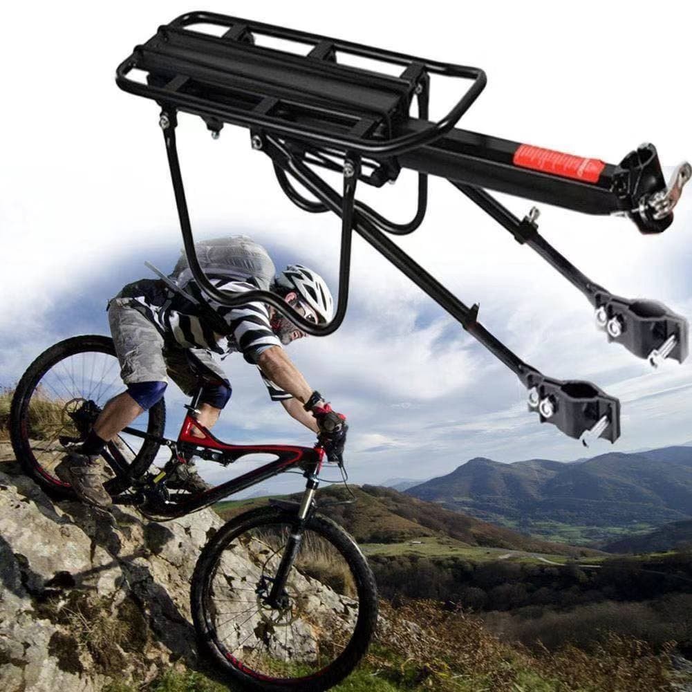 Bike Carrier MTB Steel Bicycle Racks Rear Luggage Rack Shelf Bracket ...