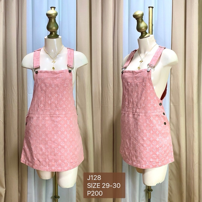 Jumper Skirt Denim Preloved thrift Shopee Philippines