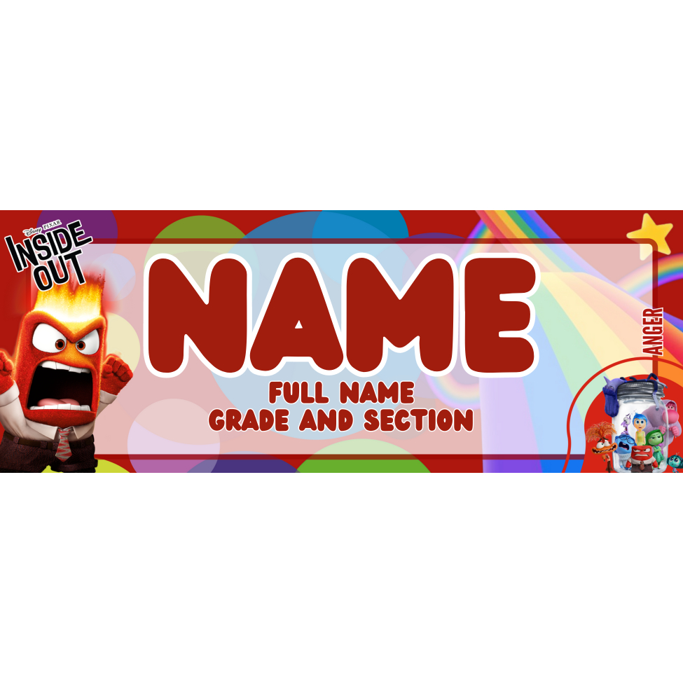 Customized Laminated / PVC Name Tag for School | FREE LACE | Shopee ...