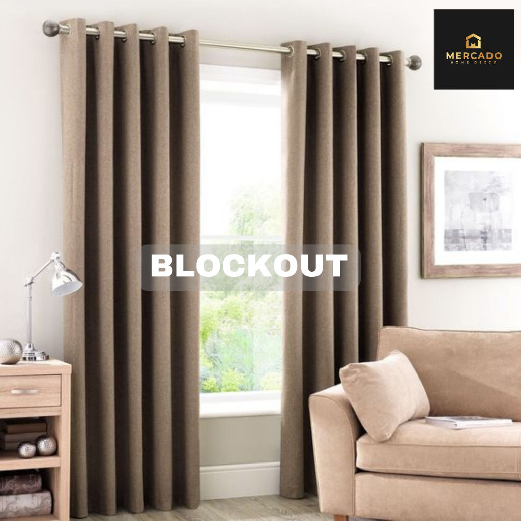 MHD - 1PC BLOCKOUT CURTAIN ( SOLD PER PANEL/PIECE ) | Shopee Philippines