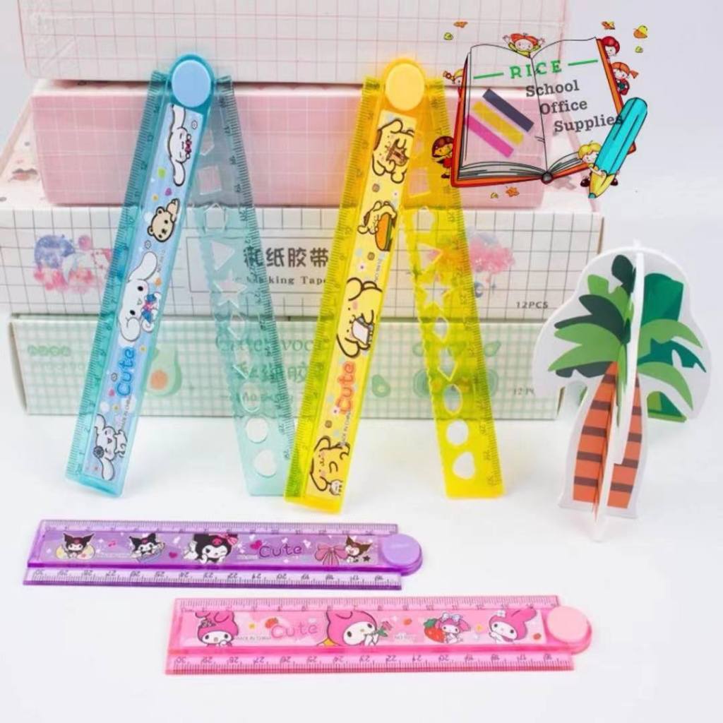 Cutie Folded Ruler For Kids School Supply (Random design) | Shopee ...