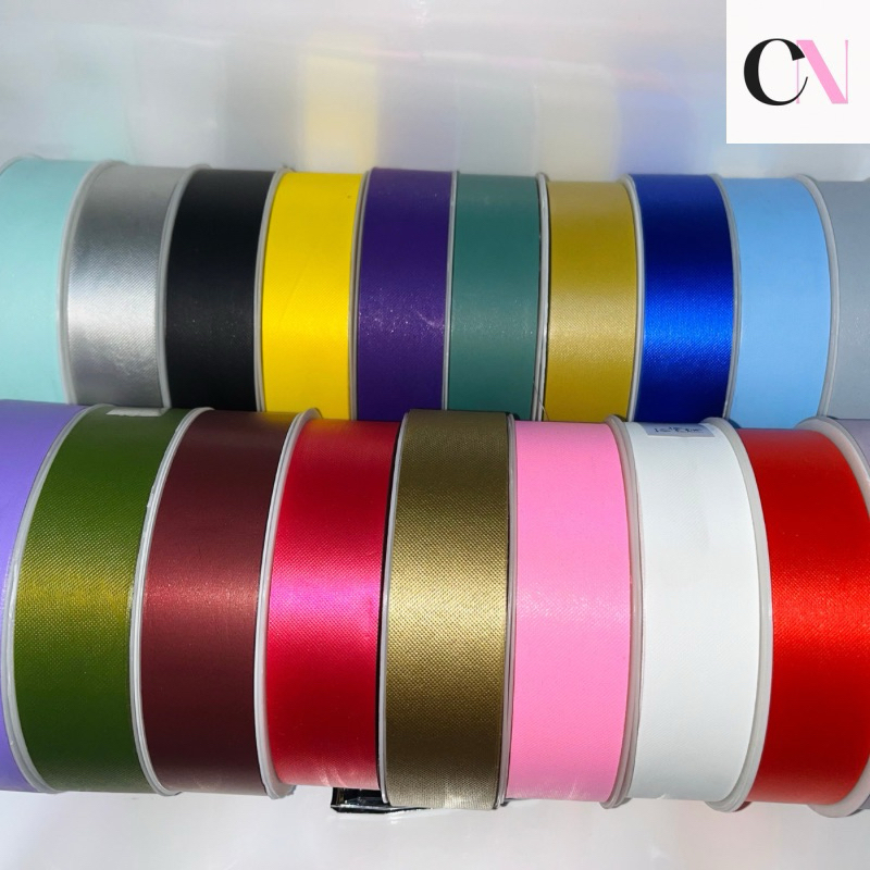 Plain Korean Ribbon for Flower Bouquets 30mm*50yards | Shopee Philippines