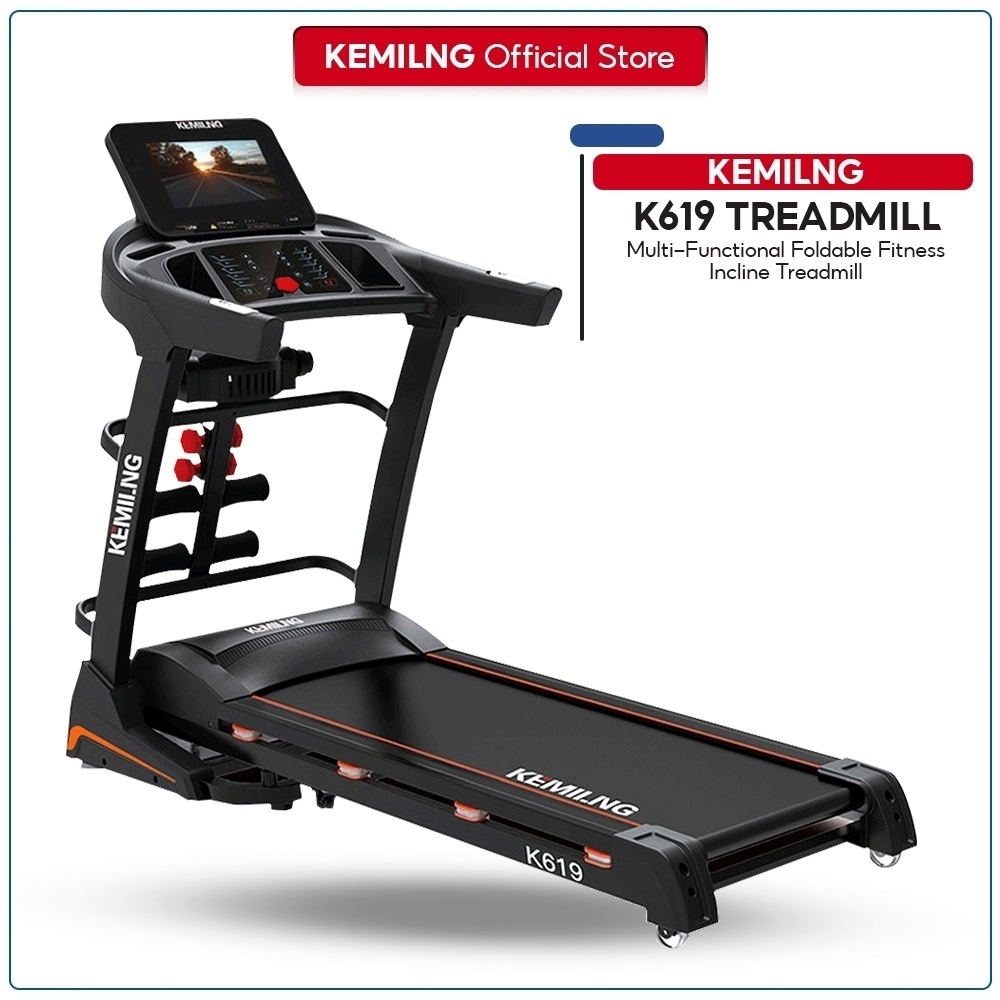 Kemilng K619 Multi Functional Foldable Fitness Incline Treadmill