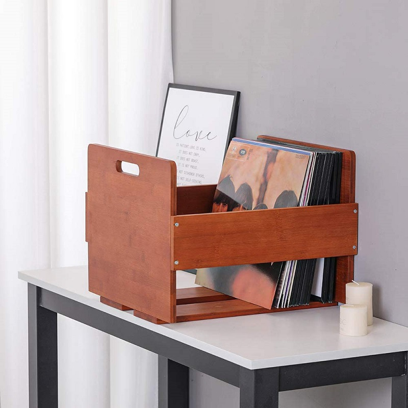 OKAY Vinyl Record Storage Holder Portable Rack for Documents