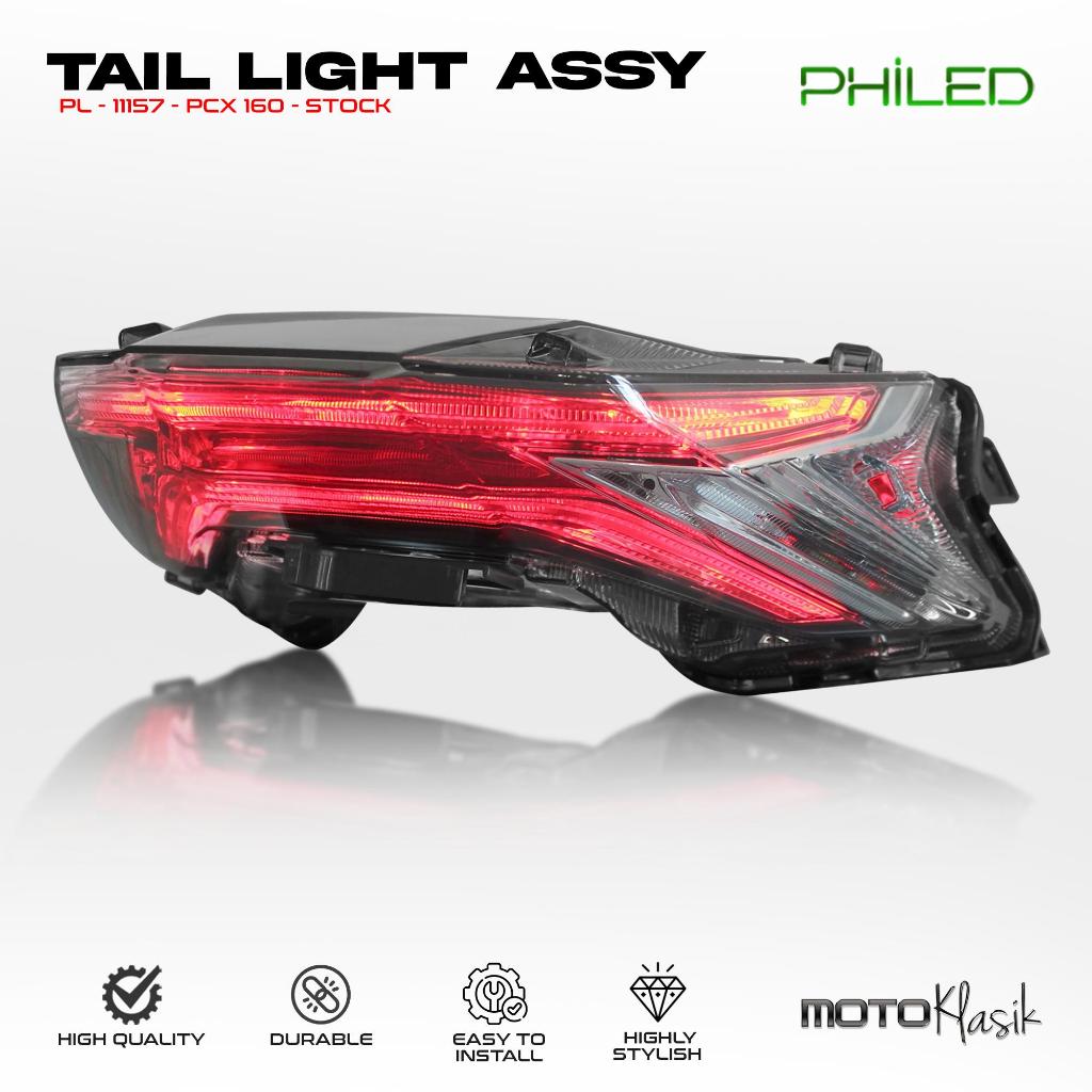PHILED PCX 160 TAIL LIGHT ASSY PL-11157 REAR TAIL STOP LAMP CLEAR LENS ...