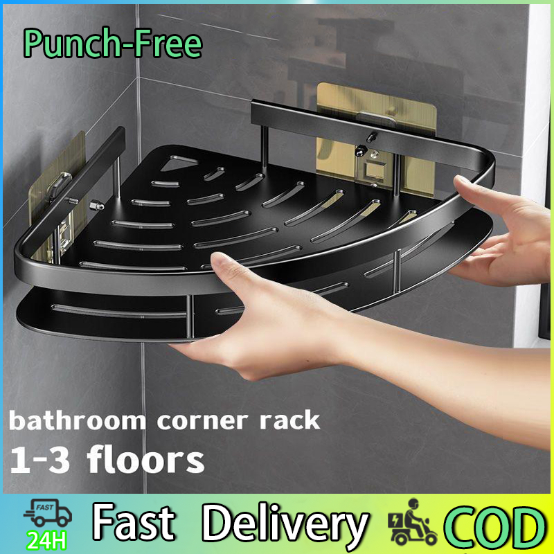 Adjustable bathroom organiser rack Stainless Organizer rack 3 layers ...