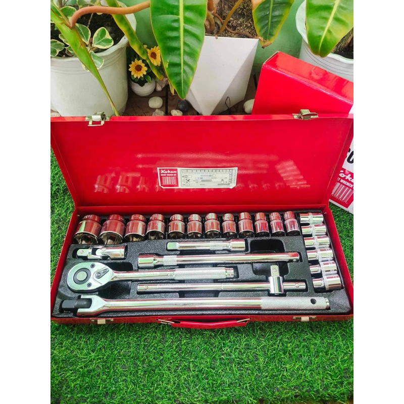 Koken 24 pcs. Socket wrench set made in Japan | Shopee Philippines
