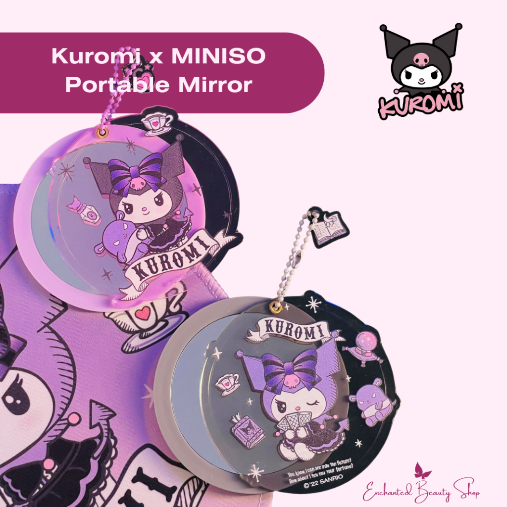 Kuromi x MINISO Portable Mirror | Shopee Philippines
