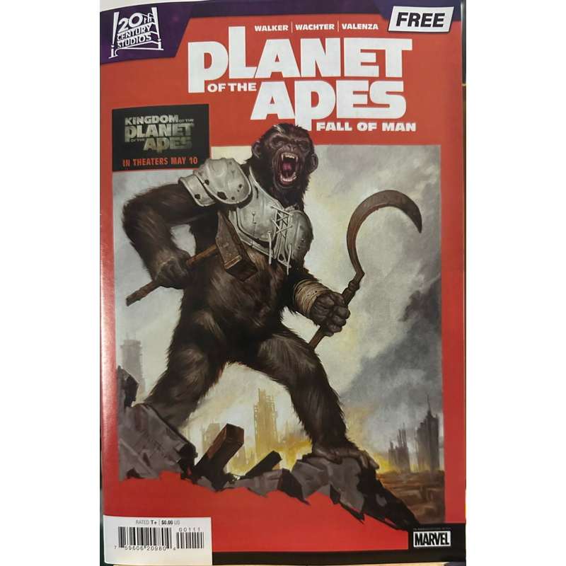 Marvel Comics Planet of the Apes Fall of Man Sampler #1 | Shopee ...