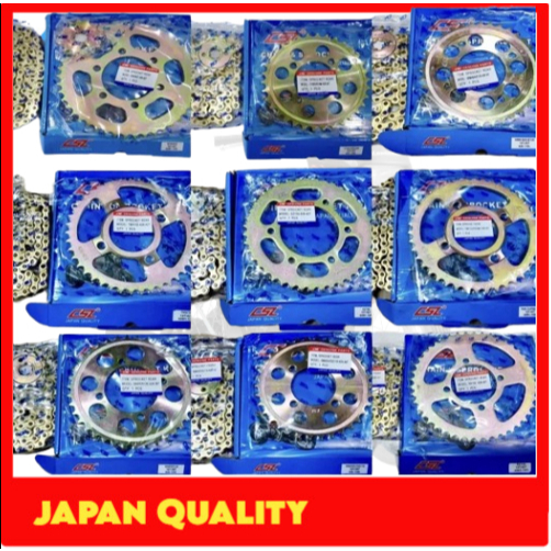 CSL Gold Chain and Sprocket Set for KAWASAKI BARAKO Motorcycle Parts ...