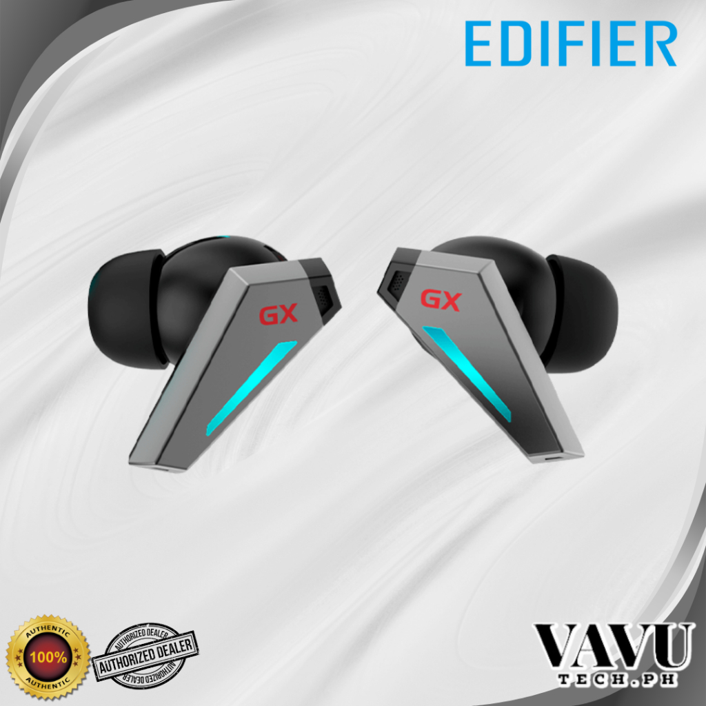 Edifier Gaming Bluetooth Earbuds GX07 Silver/Yellow Wireless with ...