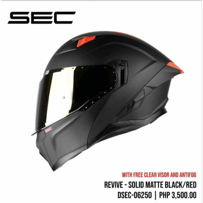 SEC REVIVE MODULAR DUAL VISOR (FREE CLEAR LENS) Shopee Philippines