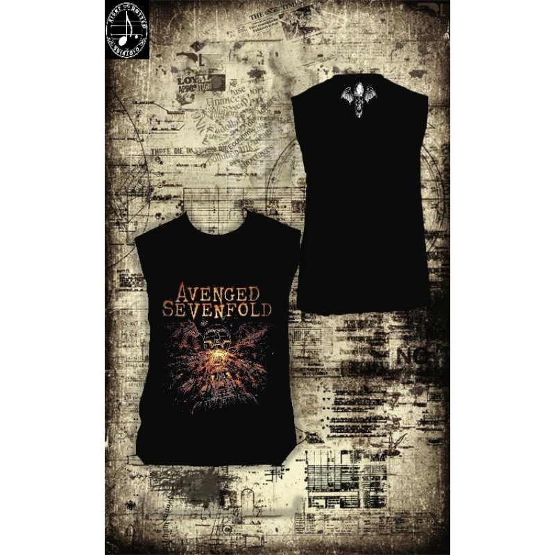 band shirt/metal shirt muscles tee sleeveless black color | Shopee