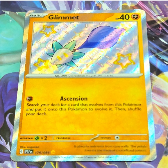 Pokemon TCG Glimmet Paldean Fates Shiny Rare | Shopee Philippines