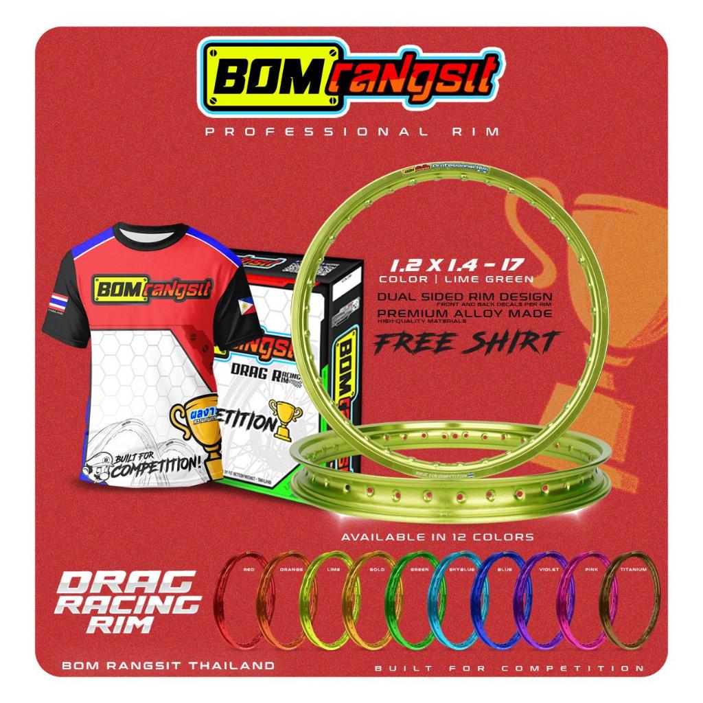 BOM RANGSIT Professional Rims 17s - 1.2 x 1.4 Alloy Material Dual Sided ...