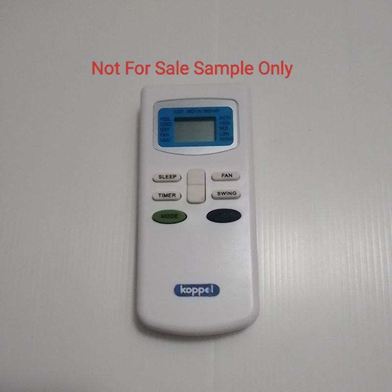 Remote for Koppel Split Type AC / Koppel Aircon Remote Replacement ...