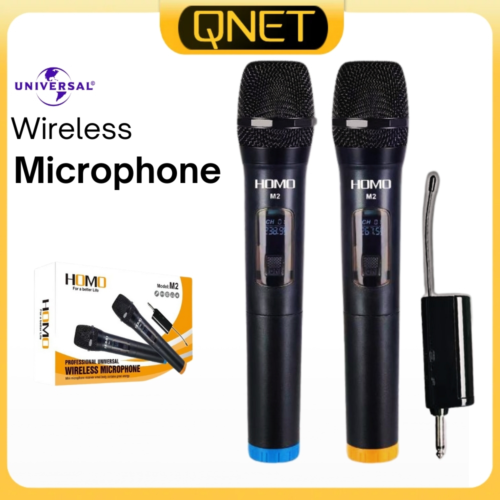 HOMO M2 Wireless Microphone Professional Karaoke For Videoke Handheld ...