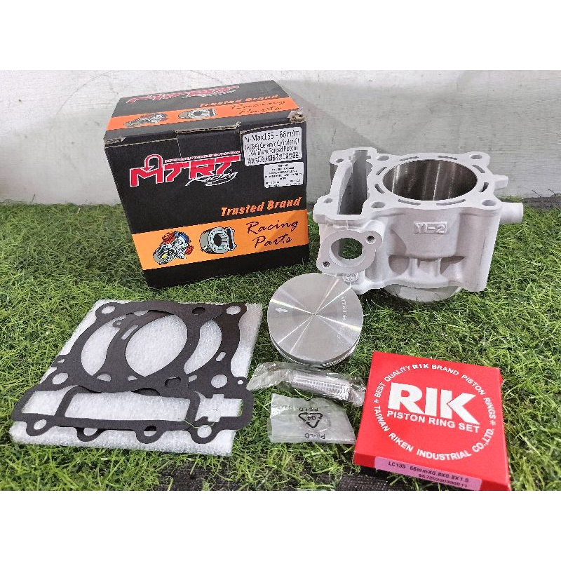 MTRT CYLINDER BLOCK SET 66MM NMAX/ AEROX/ SNIPER 155/ R15 v3 CROMEBORE ...