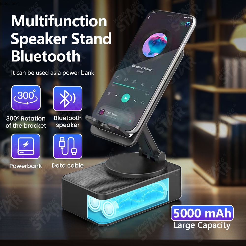 WB326 FREETALK BLUETOOTH SPEAKER PHONE STAND WIRELESS CHARGER DOSS