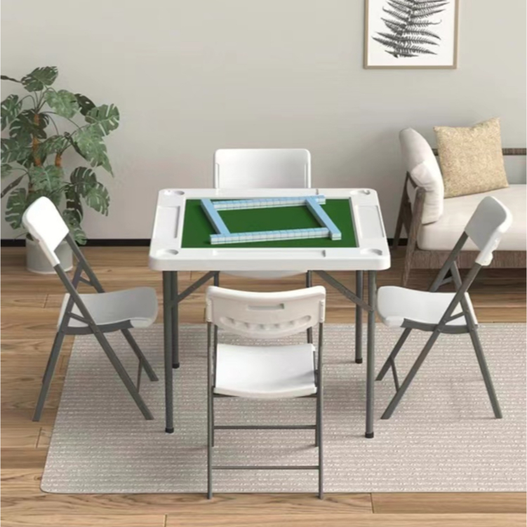 Folding Mahjong Table Home Game Table Small Square Table Talaan ng ...