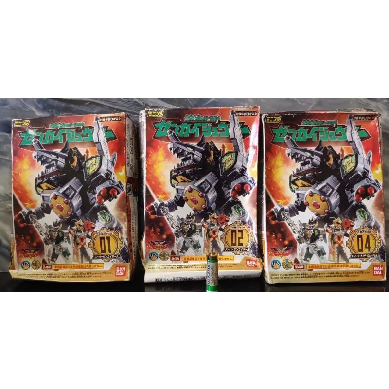 Bandai Kikai Sentai Zenkaiger ZENKAI JUOH V-REX Megazord MMPR Zenkaiser ...