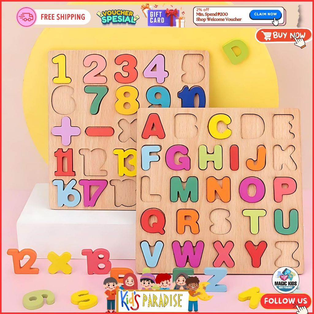 Kids Paradise Math toys Educational Learning Toy for Alphabet from A to ...