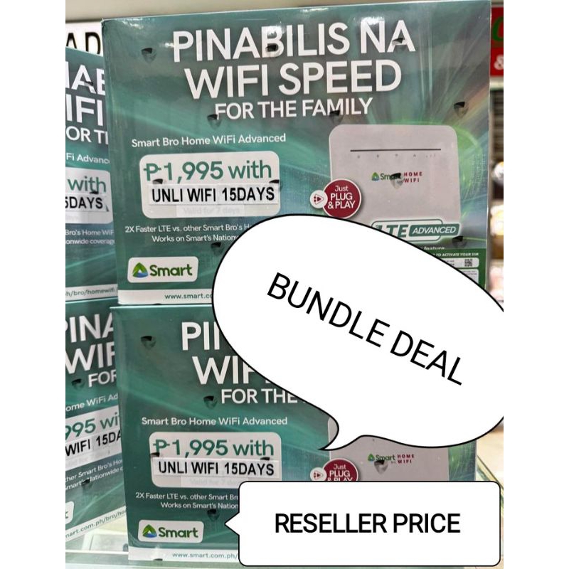 BUNLE OPENLINE PLDT SMARTBRO R281/R291 R221 HOME PREPAID WIFI N401 ZLT ...