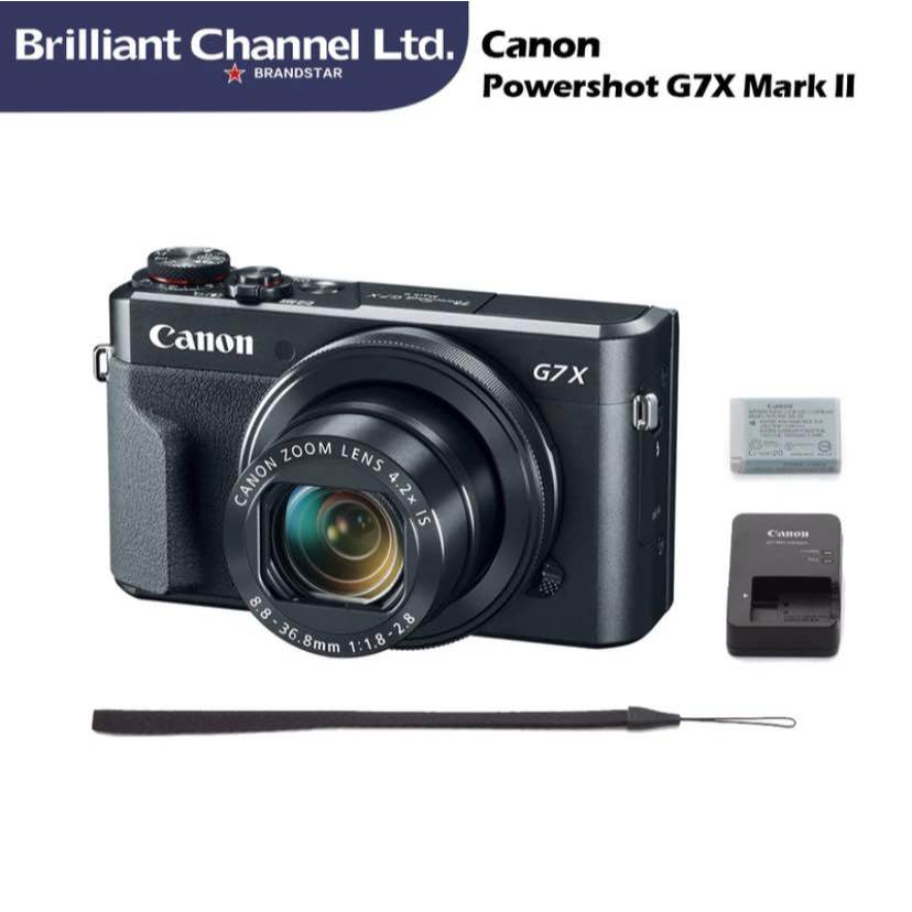 Canon PowerShot Digital Camera [G7 X Mark II] with WiFi & NFC, LCD