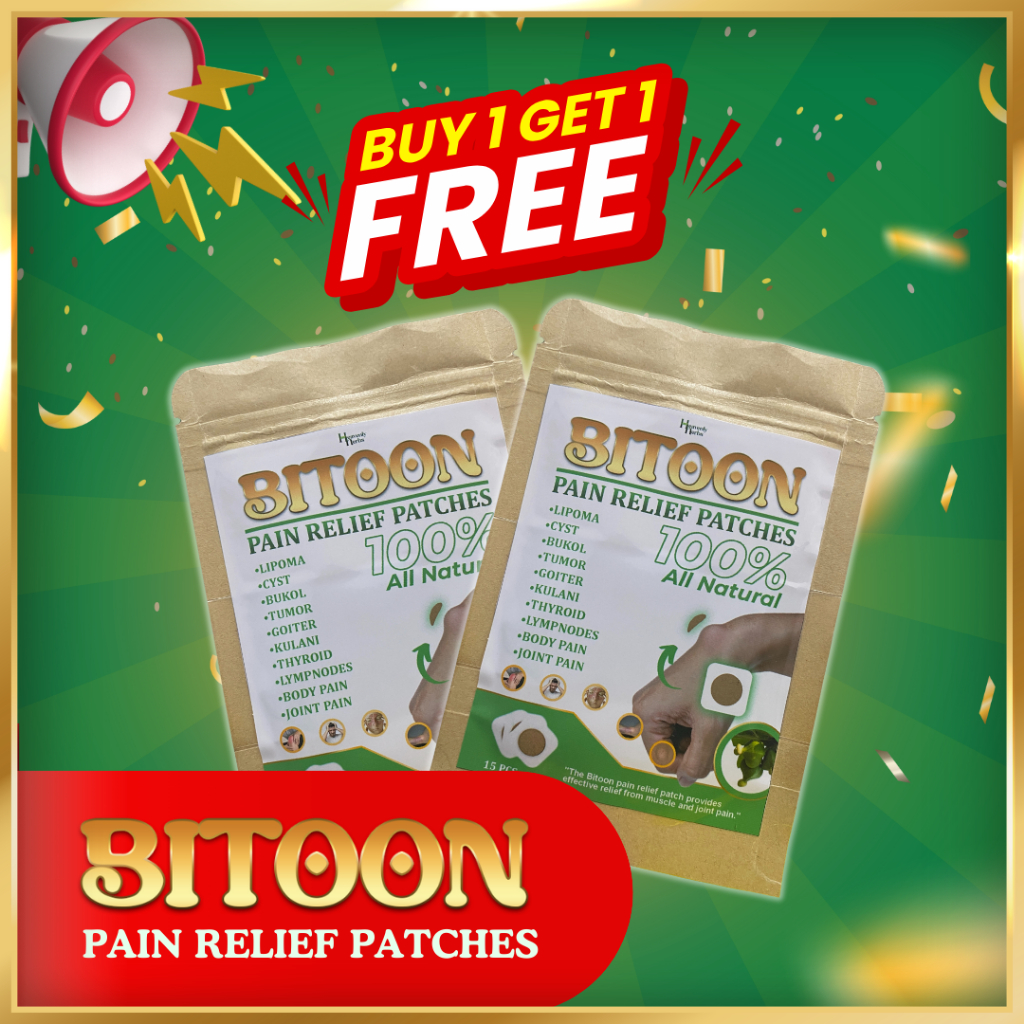 Bitoon Patches Original For all kinds of bukol, Tunaw ang Bukol Goiter ...