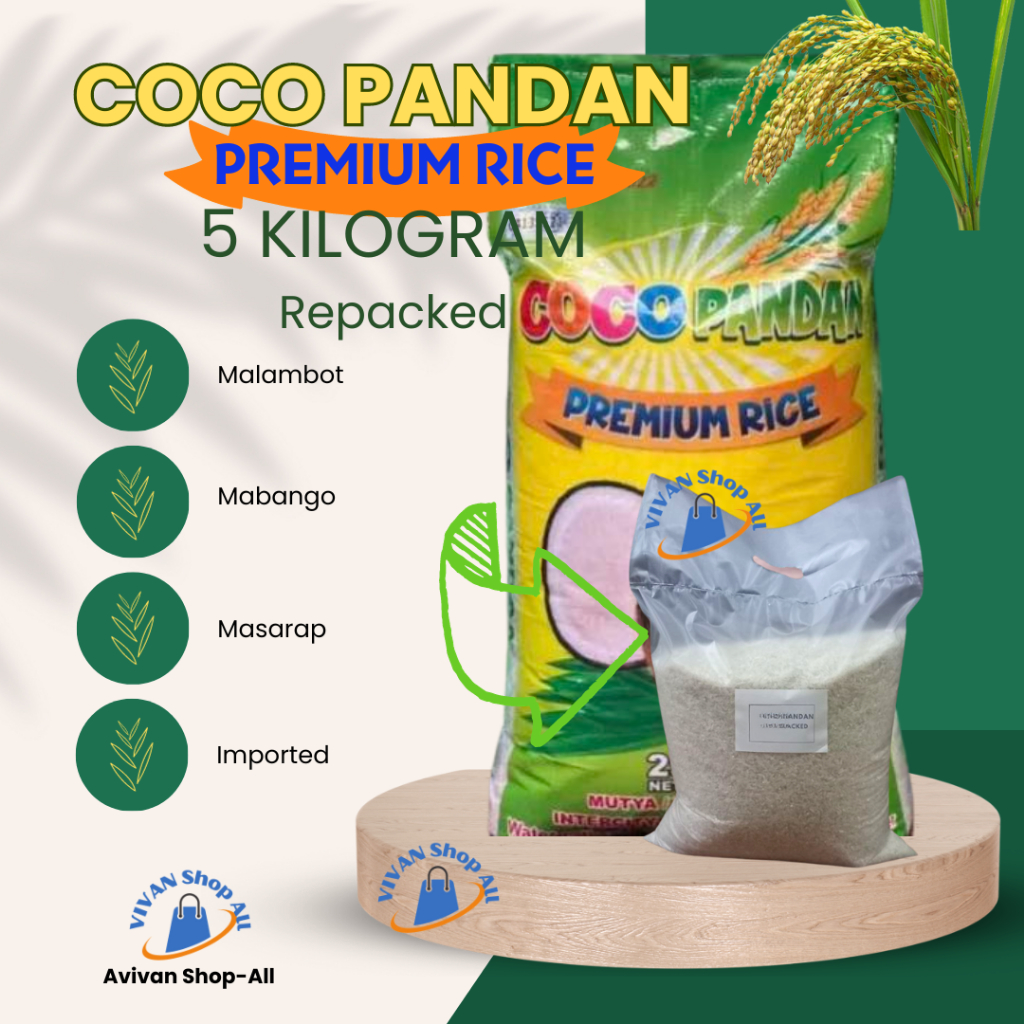 Coco Pandan Premium Rice | 5kilorgams | Shopee Philippines