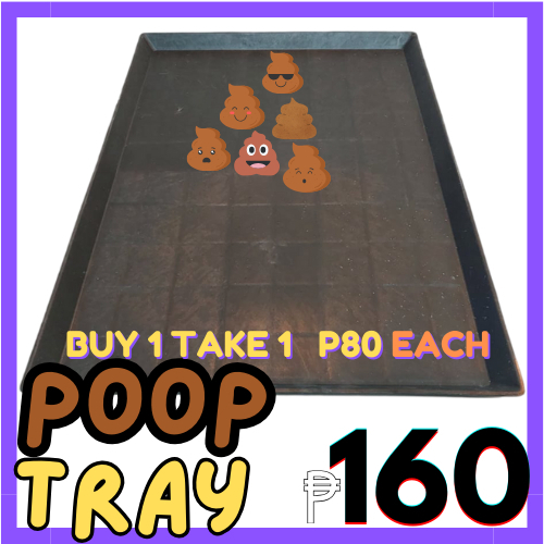 Moolah88 (16x22)inches Heavy Duty Poop Tray BUY 1 TAKE 1 for Pets ...
