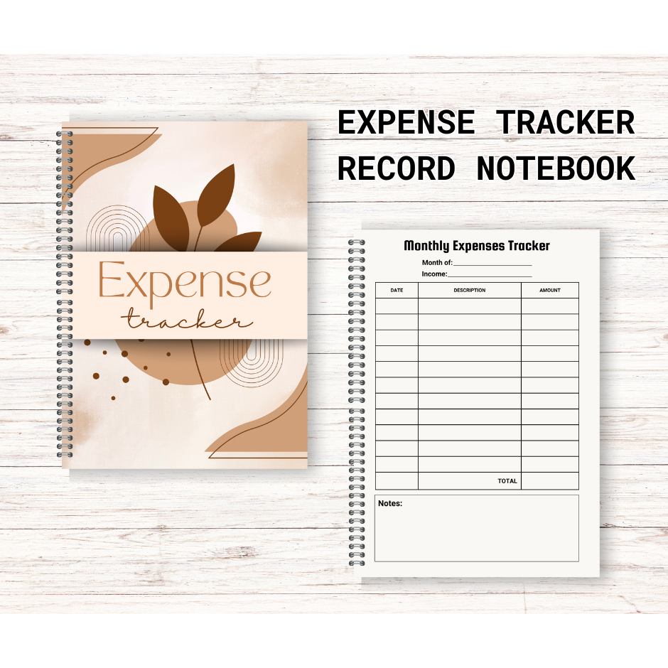 A&J Expense Tracker Notebook Record Book 70 Pages Wire Bind | Shopee ...