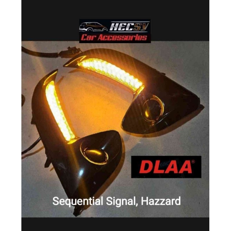 Vios DRL Led Dlaa Daytime Running Light 2021 2022 2023 2024 Signal ...