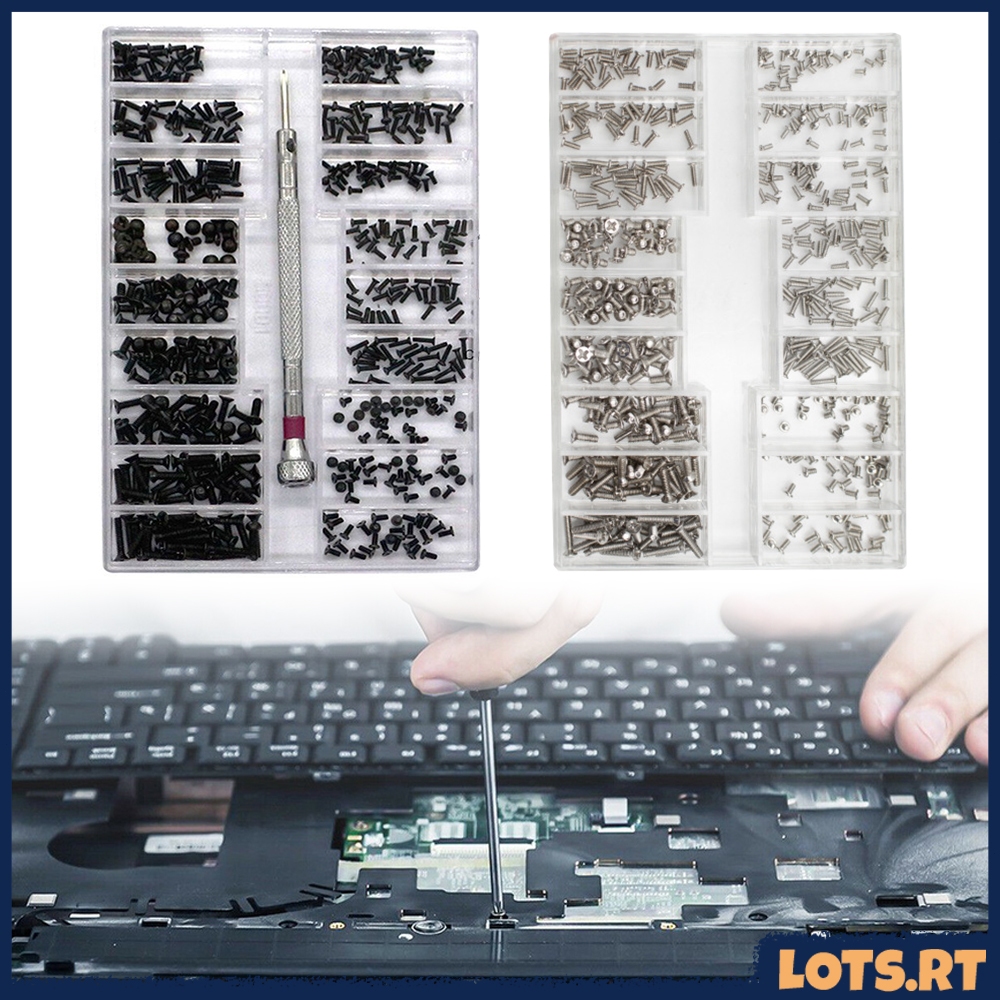500Pcs/Box 18 Types Laptop Notebook Computer Repair DIY Mini Metal ...